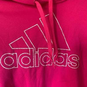 Hot Pink Adidas Hoodie